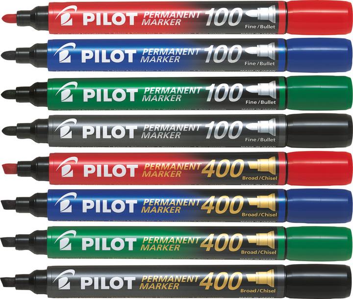 Produktbild Pilot Permanent Marker 100 (Rot, 1 mm, 1 x)
