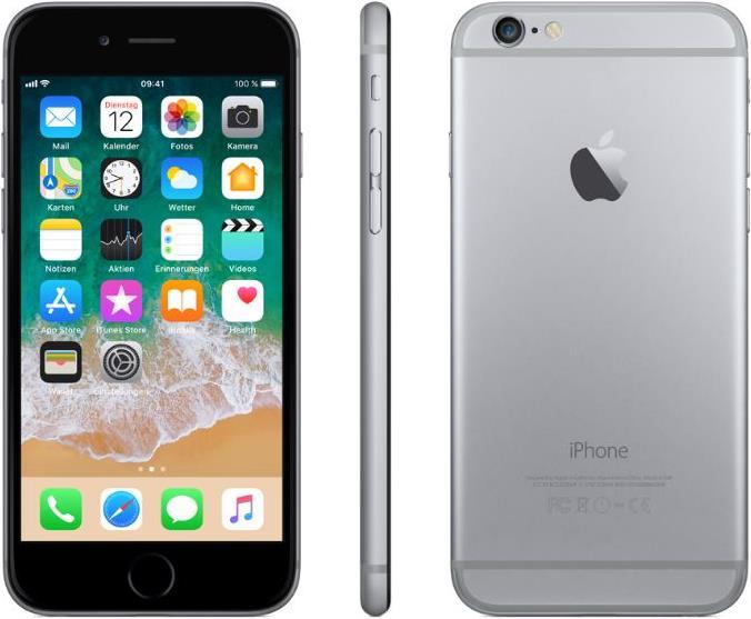 Apple iPhone 6 (32 Go, Gris sidéral, 4.70", SIM simple, 8 Mpx, 4G)