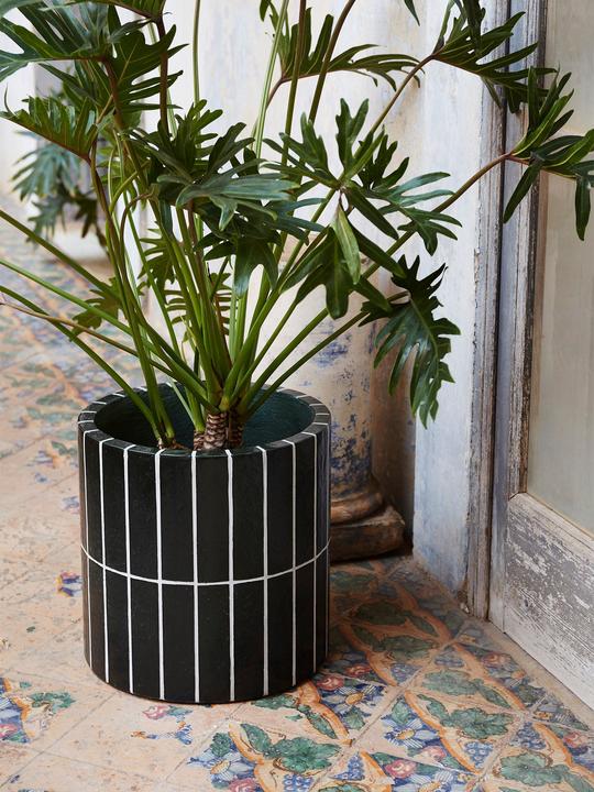 Productafbeelding Ferm Living Pilaar plantenpot - Donkergroen (40 cm)