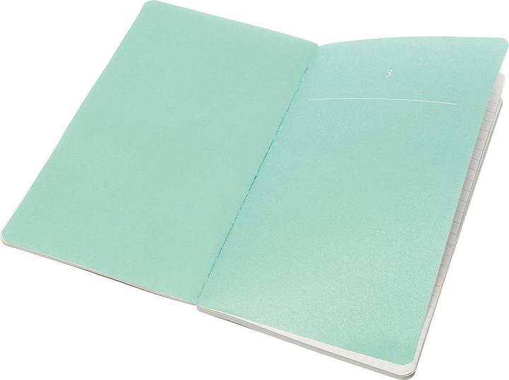 Image du produit Moleskine Cahier de notes Chapters (9,5 x 18 cm, À rayures, Couverture rigide)