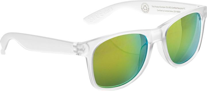 Actual product image Xd Collection Gleam Recycled Polycarbonate Mirrored Sunglasses