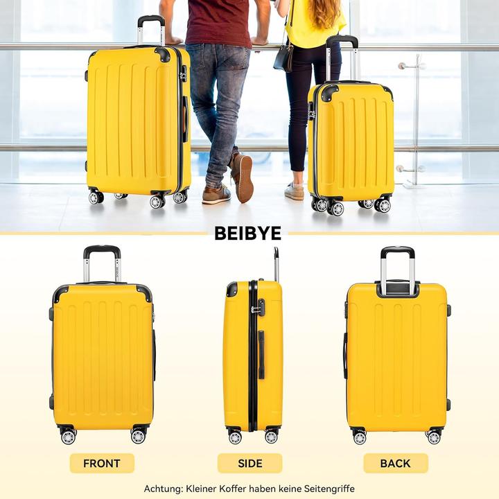 Actual product image Beibye Hartschalenkoffer mit Zahlenschloss (70 l, M (50 - 90l))