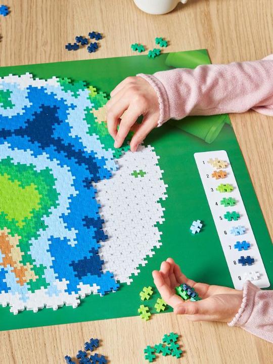 Image du produit Plus-Plus Puzzle By Number Earth 800pcs - (3914) (800 pièces)