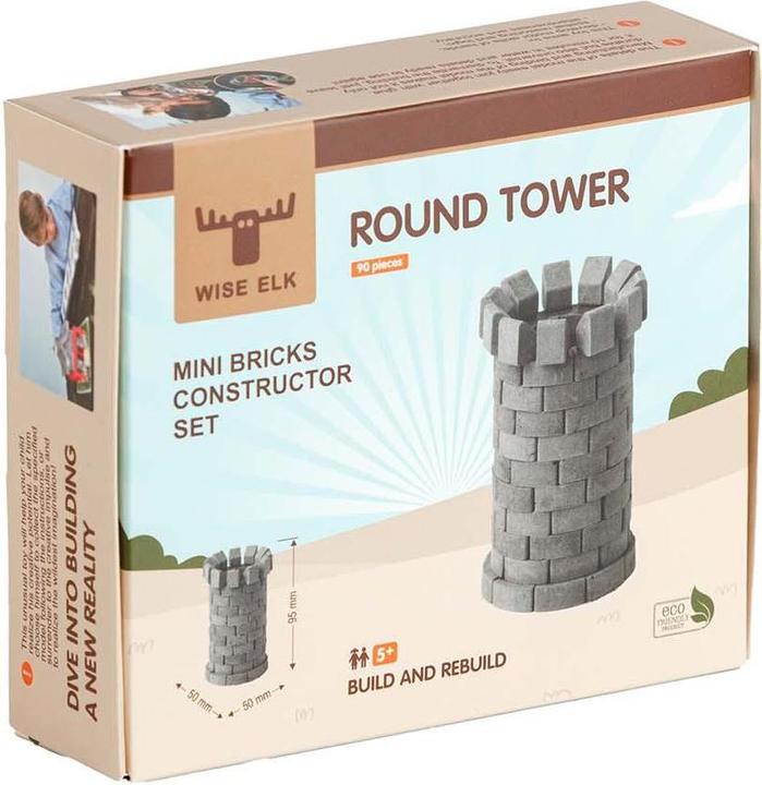 Immagine prodotto Wise Elk Torre rotonda - modello di blocchi da costruzione