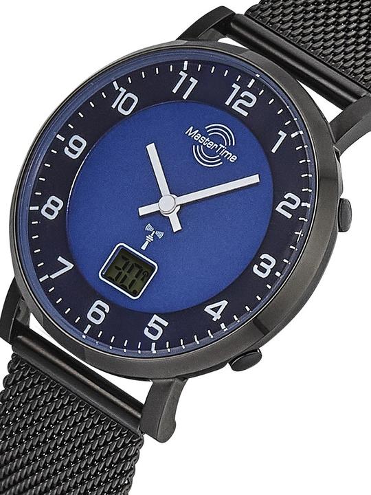 Actual product image Master Time MTLS-10742-32M Radio Advanced 36mm 5ATM (Radio-controlled clock, Digital watch, Analogue wristwatch, 36 mm)