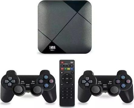 Produktbild iLike Tvix M8 Mini 2in1 4K Media Box + Retro Game console 2x Wi-Fi Controllers&6x Platform 8-64bit 500