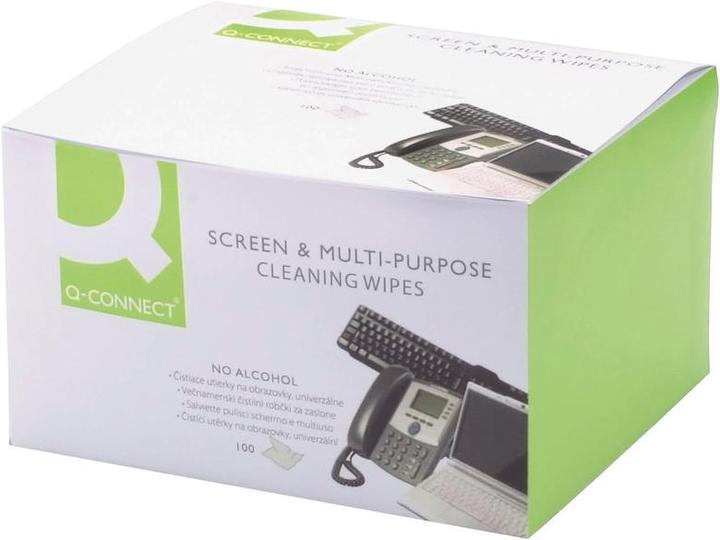 Produktbild Q-Connect Mehrzweck Reinigungstücher einzeln verpackt (100 x)