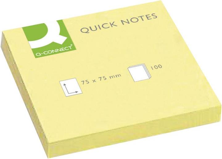 Image du produit Q-Connect Notes autocollantes Notes rapides (76 x 76 mm)