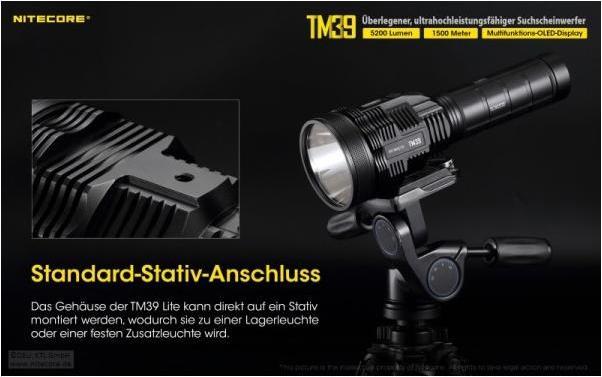 Produktbild Nitecore TM39 - 5200 Lumen (30 cm, 5200 lm)