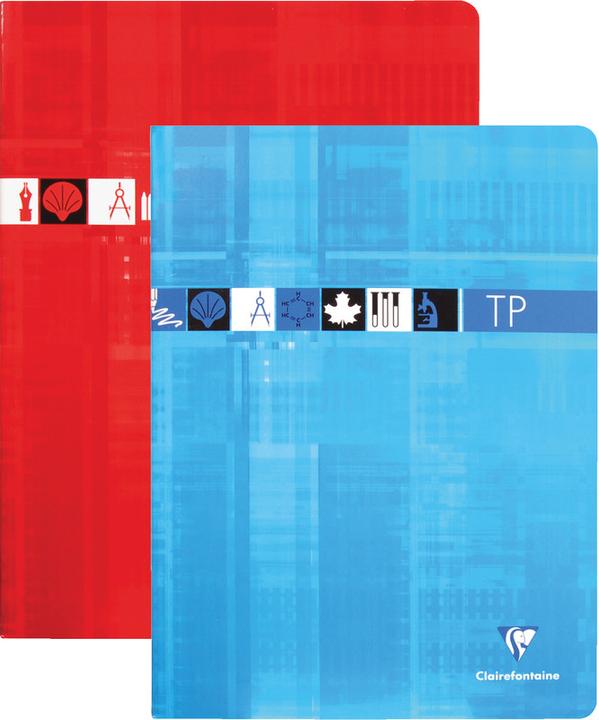 Image du produit Clairefontaine Carnet avec règle / vide (A4, Quadrillé, Couverture souple)