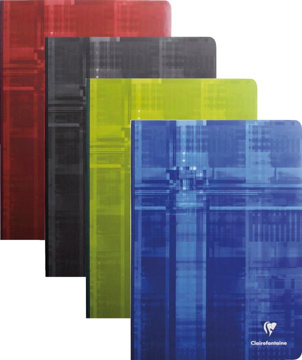 Actual product image Clairefontaine Notebook with linen spine (A4, Checked, Soft cover)