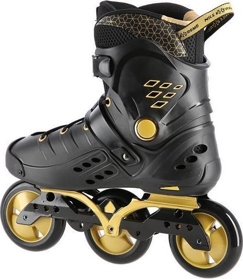 Produktbild Nils Na20006 Schwarz Und Gold Grösse M. 36 Extreme Slalom Inline Skates (36)