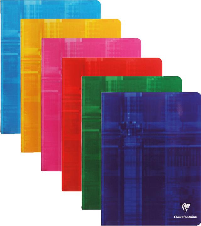 Image du produit Clairefontaine Carnet de notes avec règle (11 x 17 cm, Quadrillé, Couverture souple)