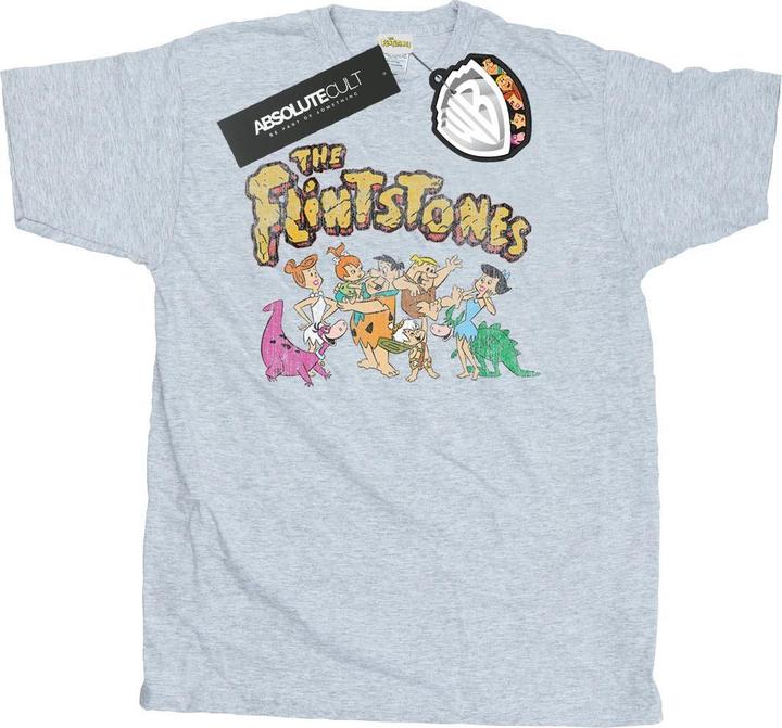 The Flintstones Group Distressed TShirt (3XL)