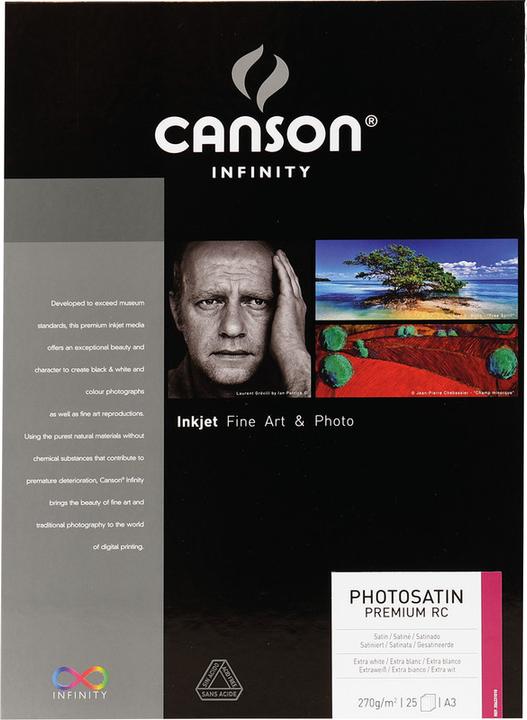 Actual product image Canson Infinity photo paper (270 g/m², A3, 25 x)