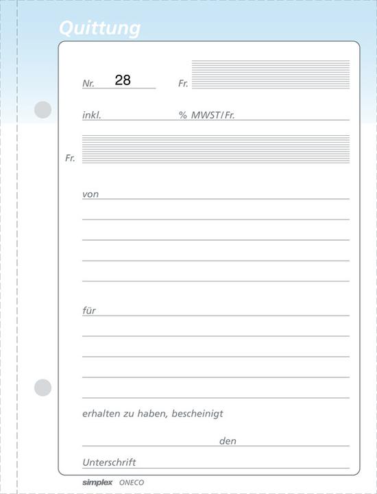 Image du produit Simplex Cahier autocopiant (100 x)