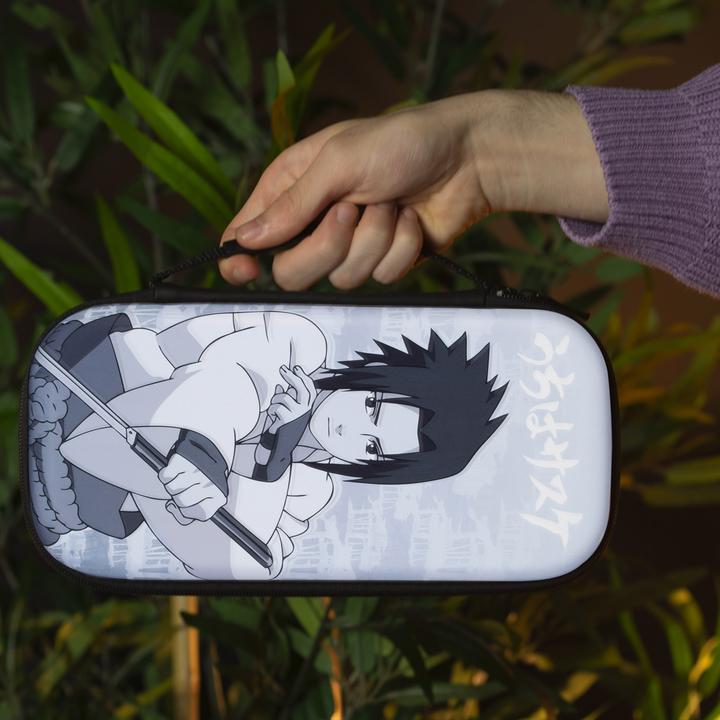 Actual product image Konix Naruto Pro Carry Case Sasuke (Switch Lite, Switch OLED, Switch)