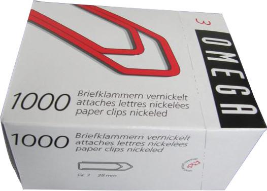 Image du produit Omega Paperclips (1000 x)