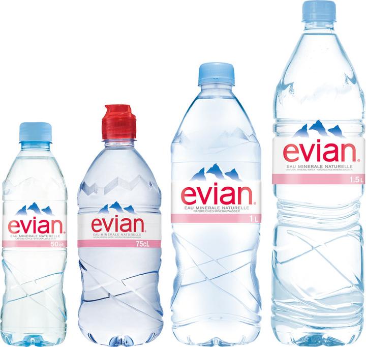 Produktbild Evian Mineralwasser (1 x 100 cl)