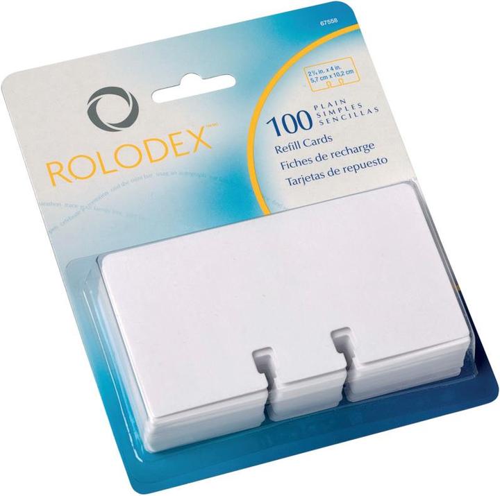 Produktbild Rolodex Karteikarten zu Adress-Rollkartei und Gleitkartei (100 x)