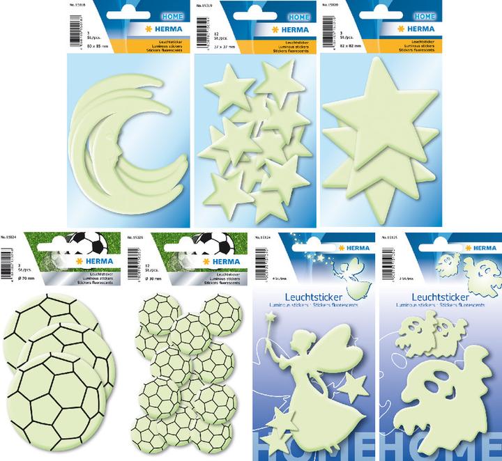 Actual product image HERMA Glow stickers