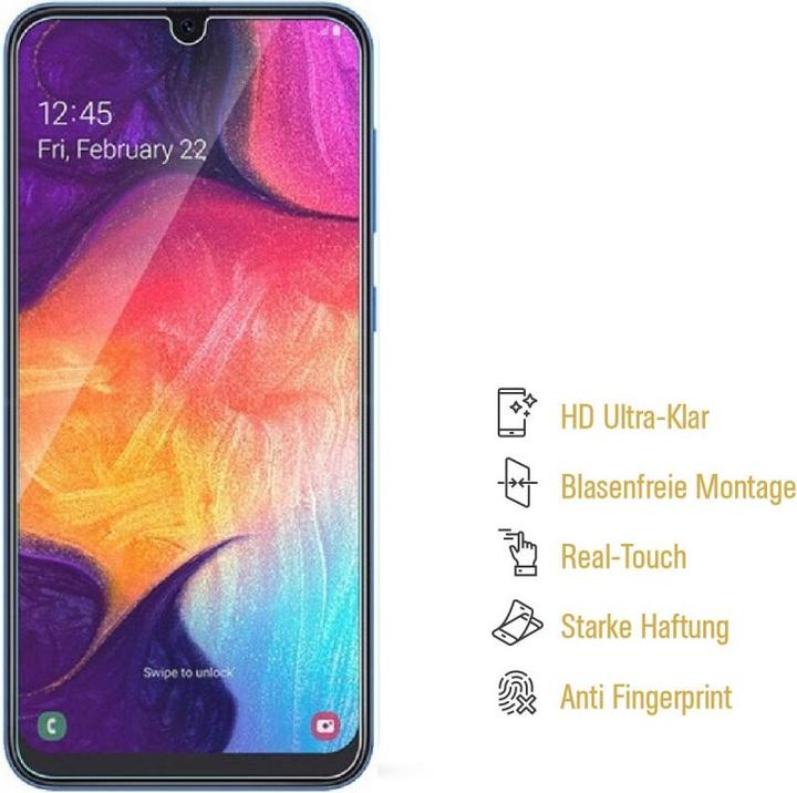 Actual product image Protectorking 2x Displayschutz HD Klar (2 Piece, Samsung Galaxy A30)