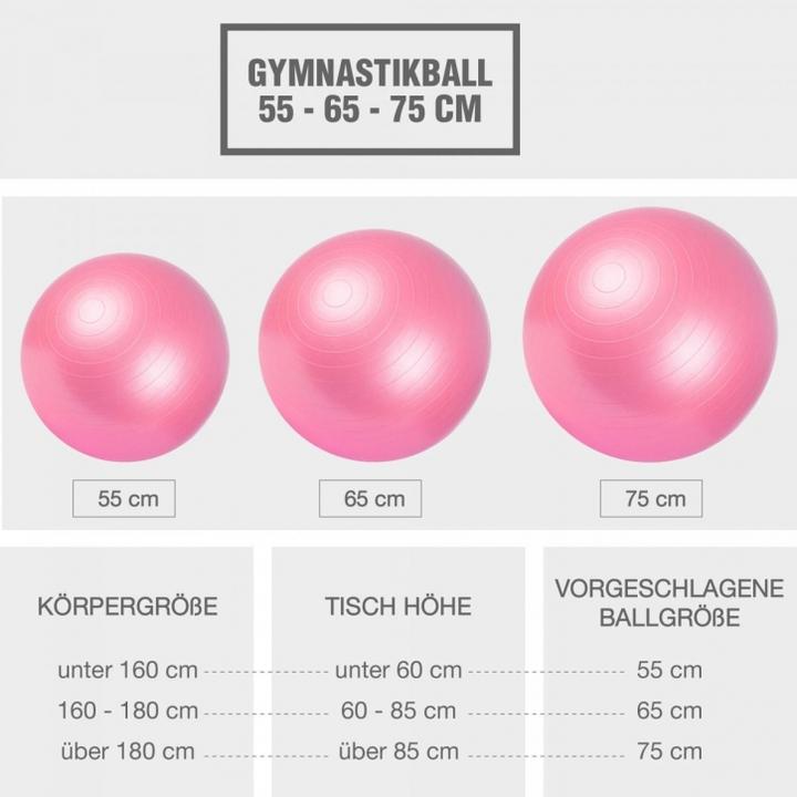 Produktbild Gorilla Sports Gymnastikball (75 cm)