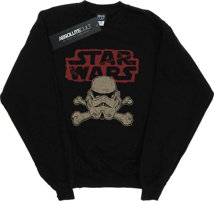 Star Wars Stormtrooper Skull Logo Sweatshirt (L)