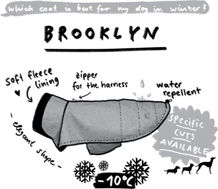 Actual product image Cloud 7 Dog Coat Brooklyn (7, Dog coat)