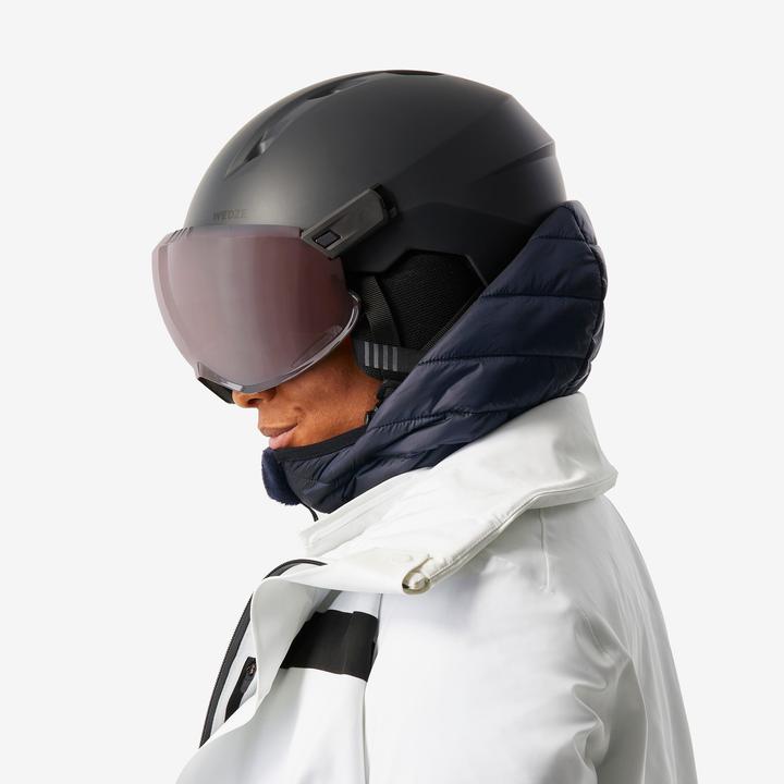 Produktbild Wedze Skijacke Daunenjacke Damen leicht und warm - 500 blau/schwarz (M)