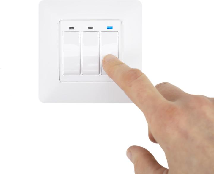 Produktbild PNI SmartHome WS323 Dreifach-Smart-Schalter zur Internet-Lichtsteuerung, kompatibel mit der TuyaSmar