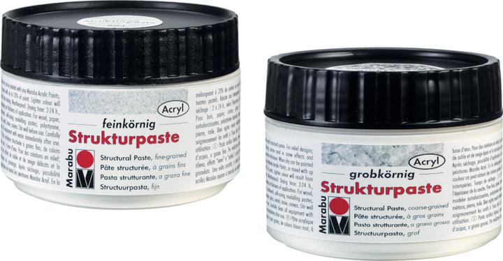 Image du produit Marabu Pâte de texture (Blanc transparent, 225 ml)