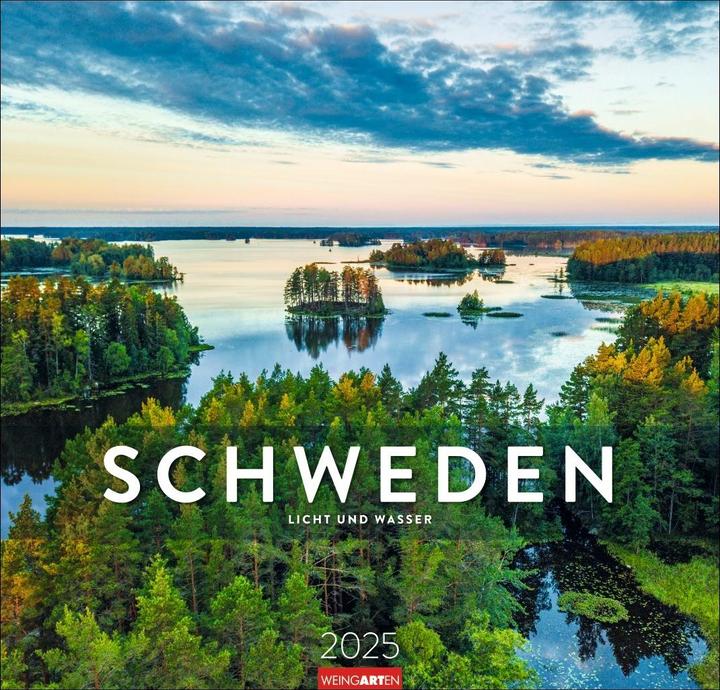Produktbild Schweden Kalender 2025 - Licht und Wasser (48 x 46 cm, Deutsch)