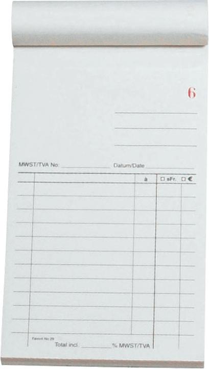 Immagine prodotto Favorit Copia pad cassa senza nota a piè di pagina (50 x)