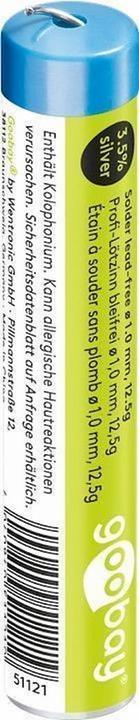 Goobay Saldatura professionale senza piombo, ø 1,0 mm, 12,5 g (Saldatura)