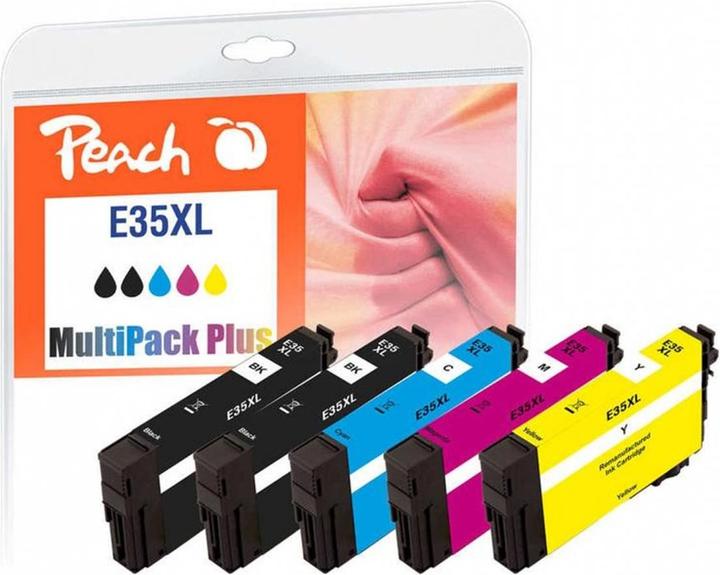 Produktbild Peach Tinte Epson No 35XL 2x BK, C, M, Y (M, C, Y, BK)