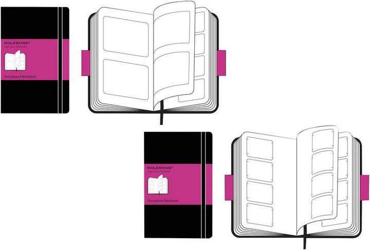 Actual product image Moleskine Notebook Creative Storyboard (A5, Special ruling, Hardcover)