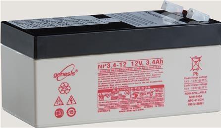 Produktbild WindowMaster Akku für WSC 204 12V 3.4Ah WSA 003 0101 - Akku - 3.400 mAh (12 V, 3.40 Ah)