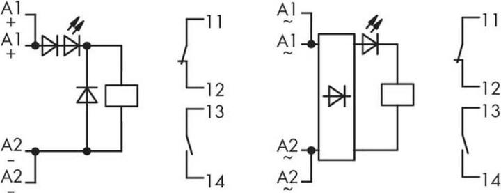 Immagine prodotto Wago Relè a innesto 24 V/DC 6 A 1 NC