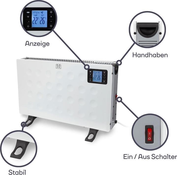 Produktbild Perel SMART1310 - Konvektionsheizgerät (2000 W)
