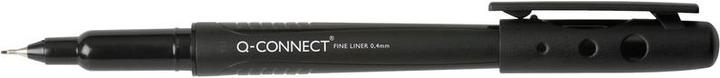 Produktbild Q-Connect Fineliner (Schwarz, 10 x)