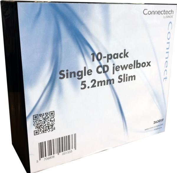 Actual product image MediaRange CD / DVD Retail Pack 1er Slim Cases 10pcs.