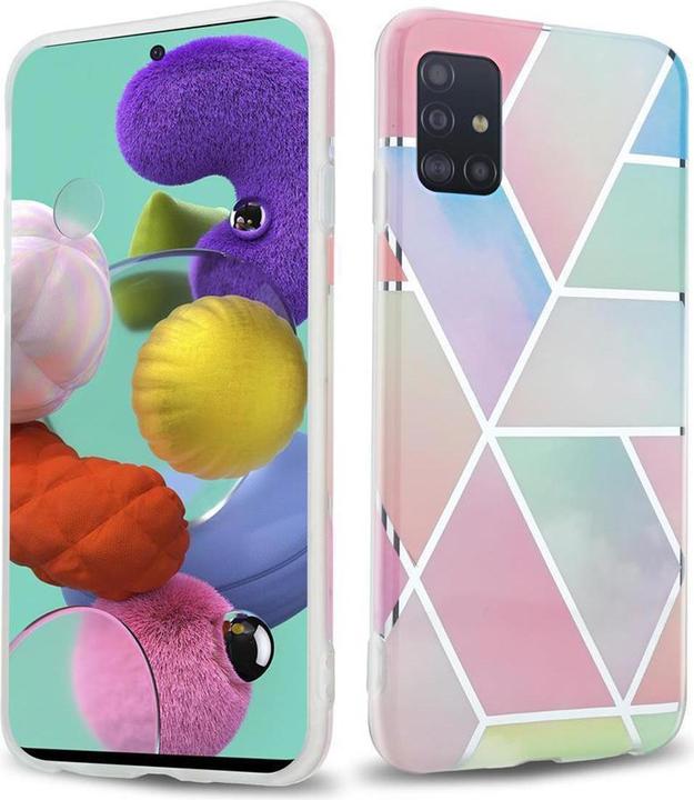 Produktbild Cadorabo IMD TPU Bunter Marmor Cover (Samsung Galaxy M40s)