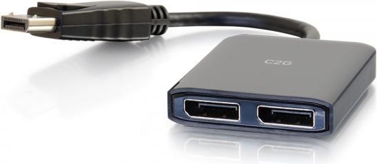 C2G DisplayPort(TM) 1.2 to Dual DisplayPort(TM) MST Hub