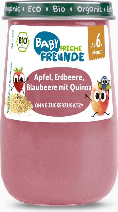 Image du produit Freche Freunde Fruits Pomme, Fraise & Quinoa 190 g (323 g)