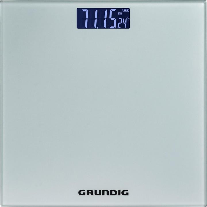 Image du produit Grundig Échelle du corps argent 28x28x2,2cm (180 kg)