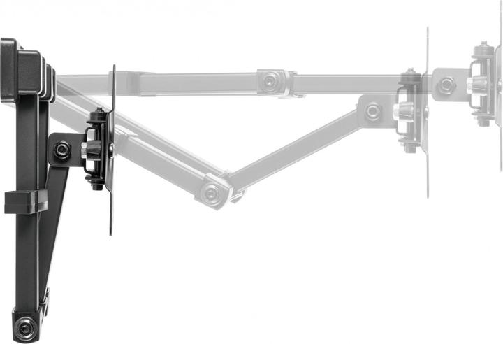 Image du produit Deltaco Support mural pour TV/moniteurs (Mur, 27", 20 kg)