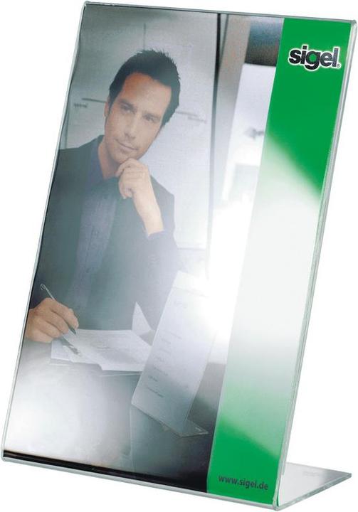 Produktbild Sigel Tischaufsteller, einseitig verwendbar, schräg (A5)