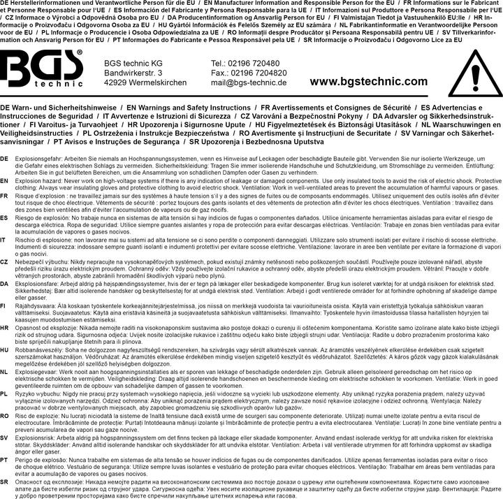 Produktbild BGS VDE-Elektriker- / Schraubendreher-Satz Schlitz / Kreuzschlitz 6-tlg. (Kreuzschlitz)