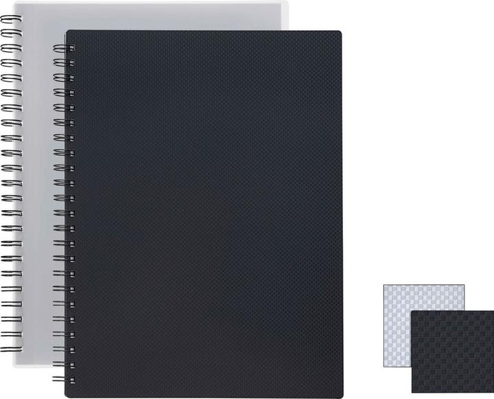 Produktbild Kolma Spiralsichtbuch A4 mit 20 Taschen schwarz (A4, 1 x)